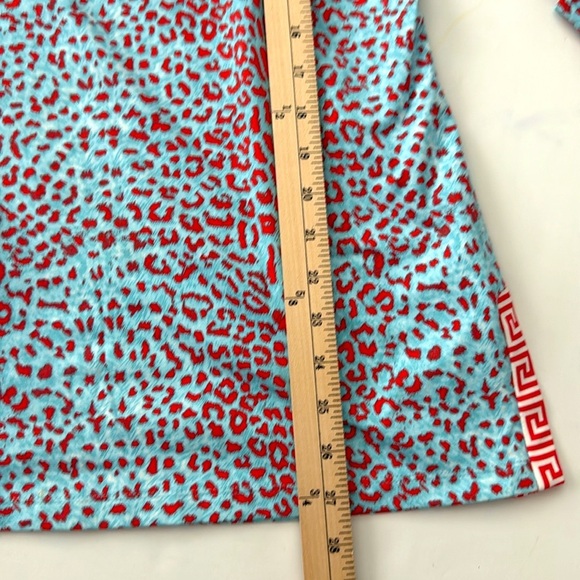 J.Mclaughlin Leopard Print 3/4 Blouse Top - Picture 5 of 8